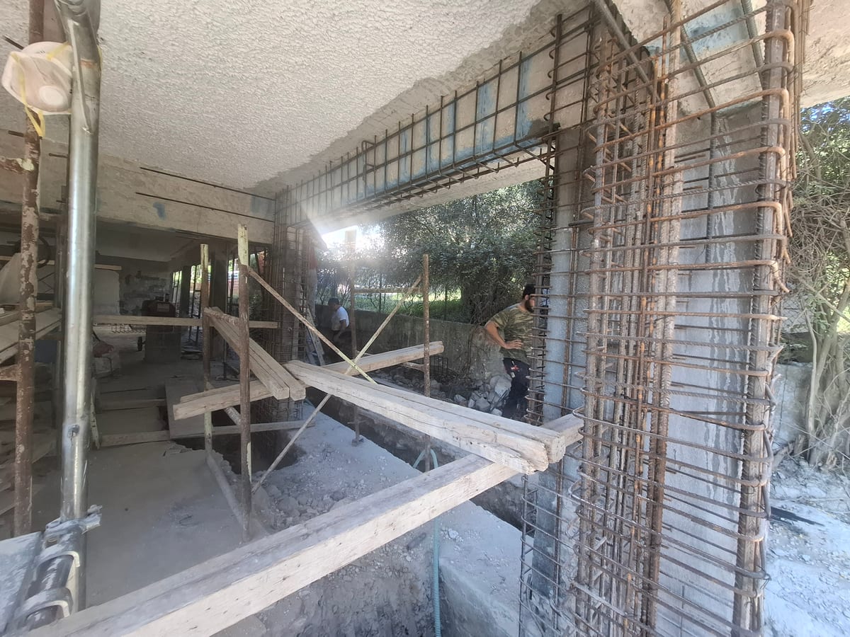 Στατική ενίσχυση και ανακαίνιση κατοικίας — φέρων οργανισμός